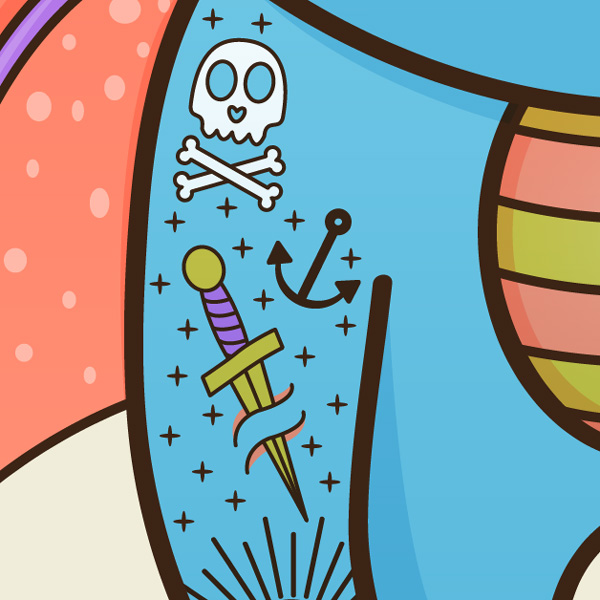 Petite grotesque - tattoos